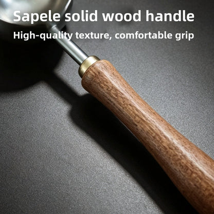 Stainless Steel Wood Handle Coffee Measuring Spoon